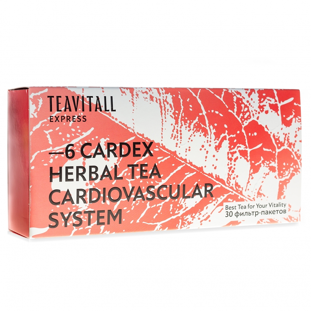 TeaVitall Express Cardex 6, 30 фильтр-пакетов