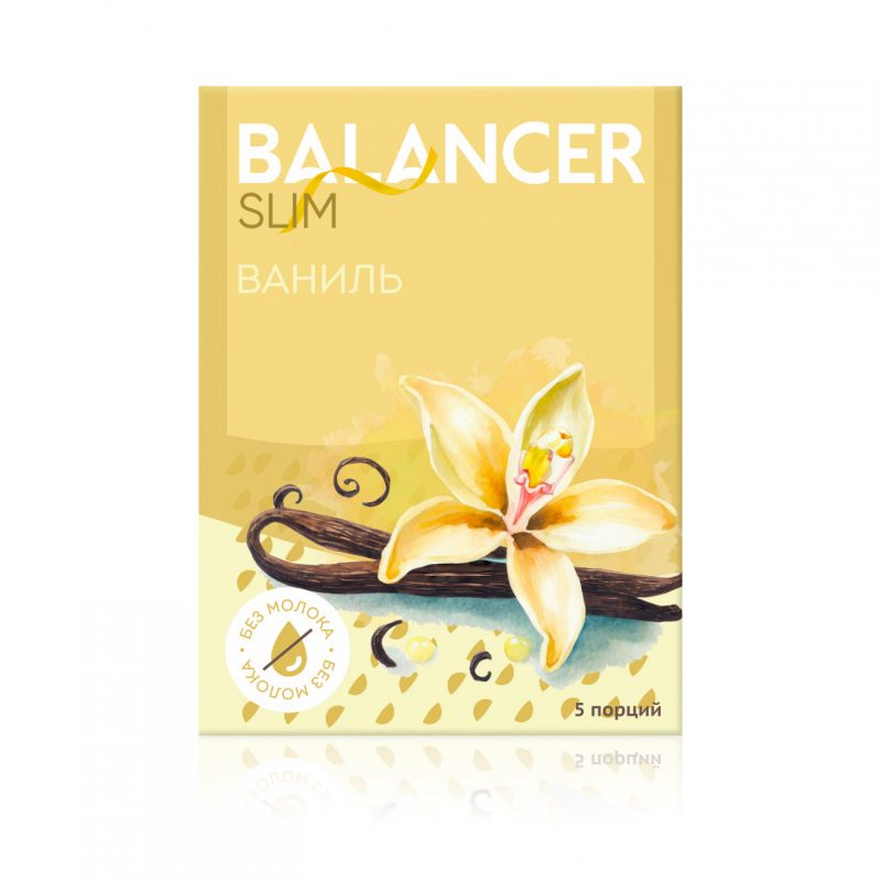 Коктейль BALANCER SLIM со вкусом &laquo;Ваниль&raquo;, 5 саше
