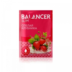 Коктейль BALANCER SLIM со вкусом &laquo;Спелая клубника&raquo;, 5 саше